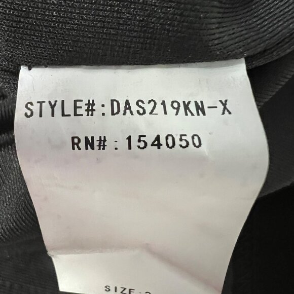 Revolve BLQ Womens Black Tank Dress Sleeveless Bodycon Sheath Scoop Neck size L - Picture 7 of 9